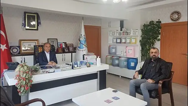 Başkan Akın'dan Arguvan Belediyesine Ziyaret