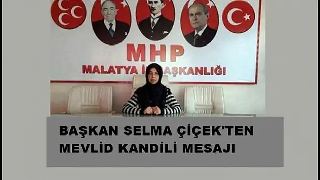 Başkan Çiçek'in Mevlid Kandili Mesajı