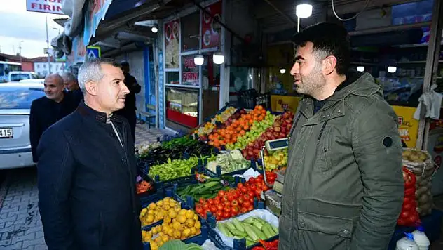 Başkan Çınar, İlçedeki Esnafları İşyerlerinde Ziyaret Edip Taleplerini Dinledi