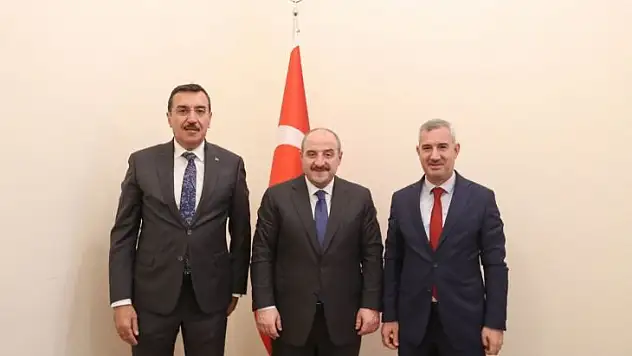 Başkan Çınar, Sanayi Ve Teknoloji Bakanı Mustafa Varank'ı Ziyaret Etti