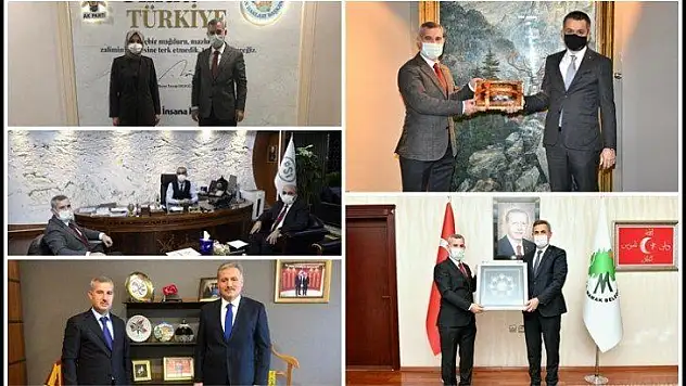 Başkan Çınar, Yoğun Bir Görüşme Trafiğinden Geçti