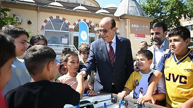 Başkan Geçit, 'Rotamız Cami Neşesi' Projesinde Çocuklarla Buluştu