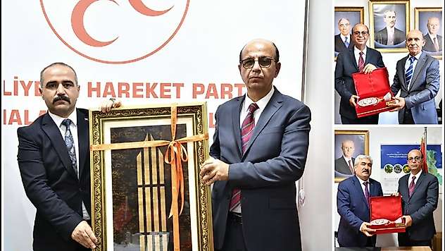 Başkan Geçit'ten MHP Teşkilatına Nezaket Ziyareti