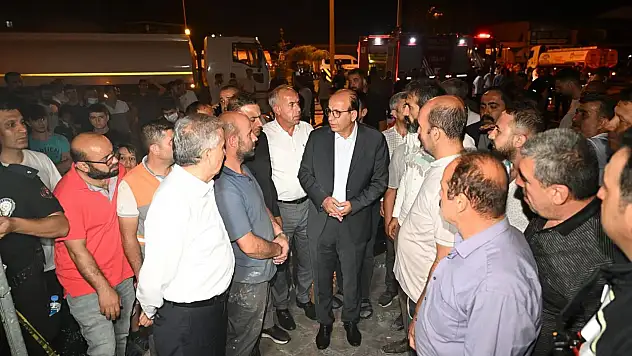Başkan Geçit, 'Yangında Mağdur Olan Esnaflarımızın Yanındayız'