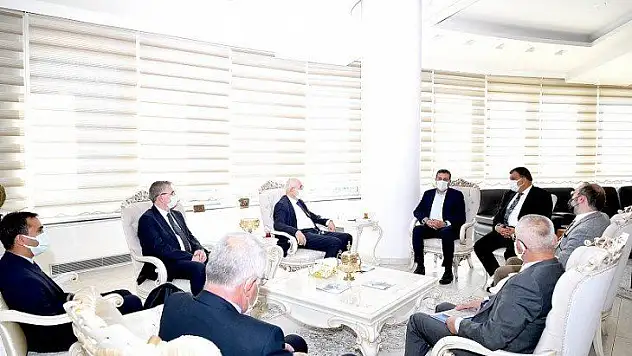 Başkan Gürkan Bilkent Üniversitesi Rektör Yardımcısı ve beraberindeki heyeti kabul etti