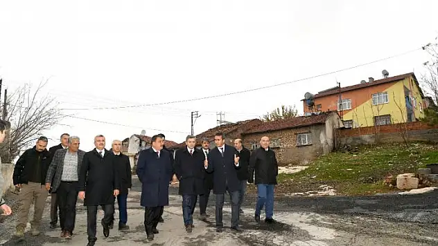 Başkan Gürkan ve Vali Şahin Güney Kuşak Yolunda incelemede bulundular