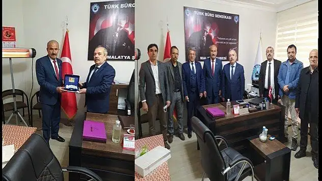 Başkan Kaya'dan Türk Büro Sen'e ziyaret