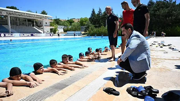 Başkan Taşkın Battalgazi Yaz Spor Okulunu Ziyaret Etti
