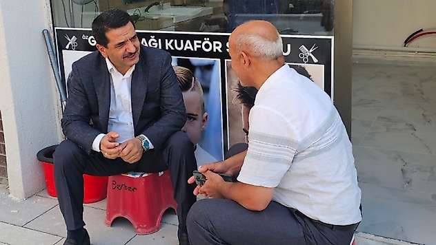 Başkan Taşkın'dan Yeni Çarşı Esnafına Ziyaret