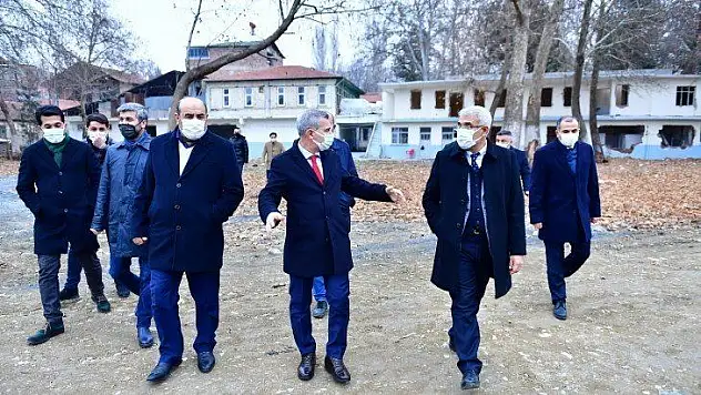 Başkanlar Yeşilyurt'taki Yatırım alanlarını inceledi