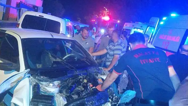 Battalgazi Bahçelievler Boran Yolunda trafik kazası