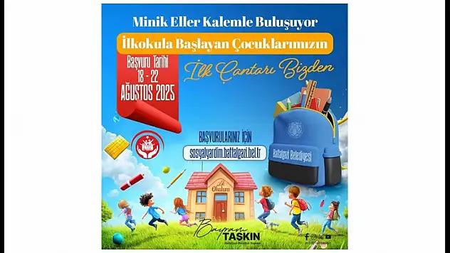 Battalgazi Belediyesi'nden Öğrencilere Kırtasiye Desteği