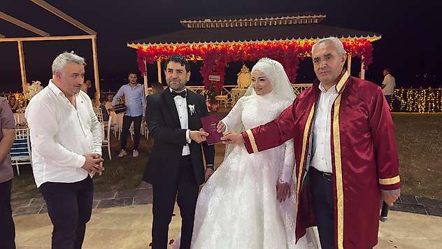 Battalgazi'de Ela Alakaş ile Burak Bulucu dünyaevine girdi