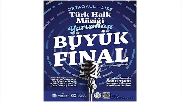 Battalgazi'de Türk Halk Müziği Final Heyecanı: Genç Yetenekler Sahneye Çıkıyor