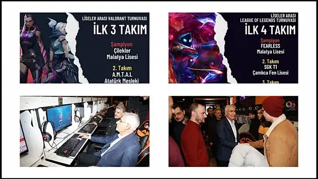 Battalgazi'deki Heyecan Ve Rekabet Dolu E-Spor Turnuvası Sona Erdi