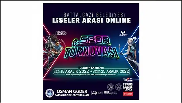 Battalgazi'deki Ödüllü E-Spor Turnuvası'nda Başvurular Uzatıldı