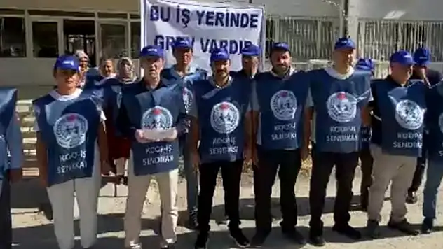 Battalgazi SYDV Çalışanları Greve Gitti