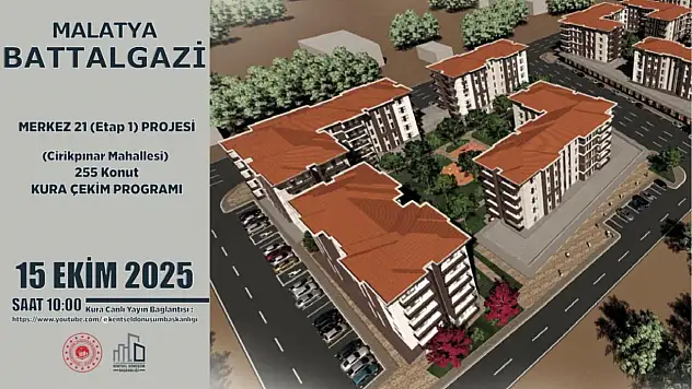 Battalgazi ve Yeşilyurt'ta Toplam 532 Konut Sahiplerini Bulacak