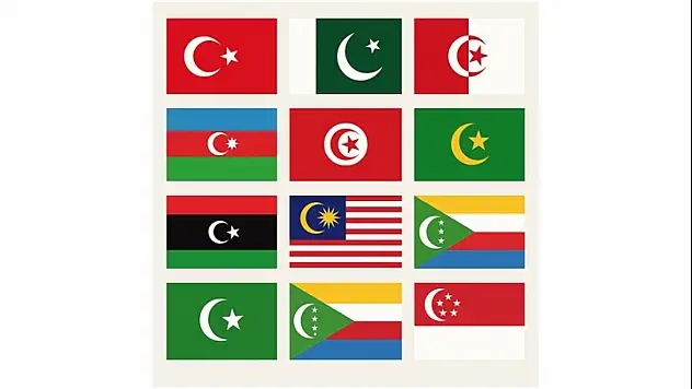 Bayrağında hilal (yarım ay) bulunan ülkeler