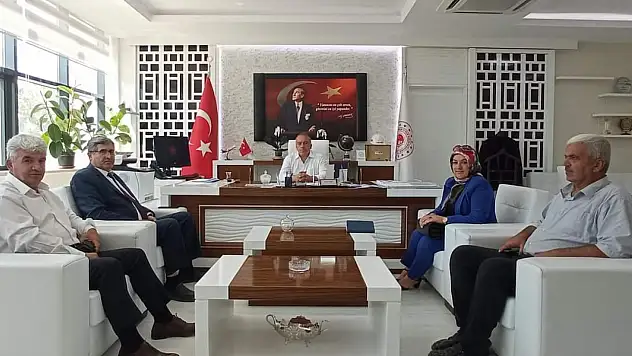 BBP Malatya İl Teşkilatı Çevre ve Şehircilik Müdürü Cengiz Başer'i ziyaret etti