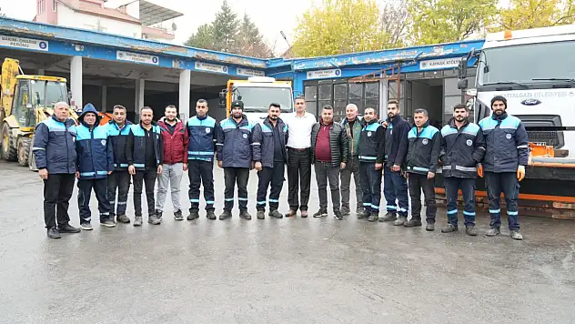 Beklenen Kar Yağışı Öncesi Battalgazi'de Teyakkuz