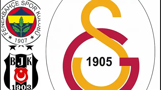 Beşiktaş, Fenerbahçe ve Galatasaray'ın maç programı belli oldu.