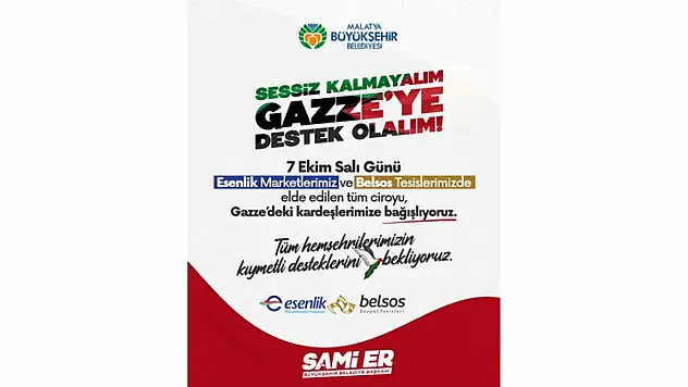 Birlik Günü! Malatya, Gazze İçin El Ele