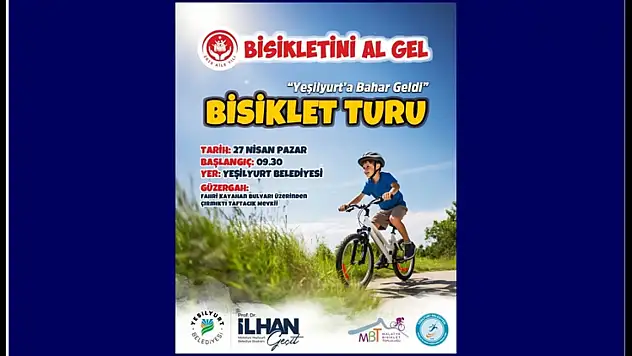 Bisiklet Turu 27 Nisan Pazar Günü!