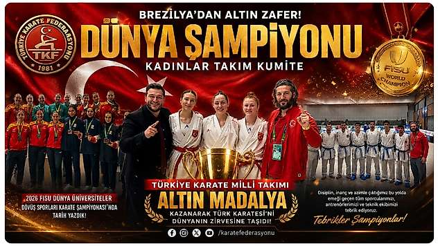 Brezilya'dan Altın Zafer: Kadın Kumite Milli Takımı Dünya Şampiyonu