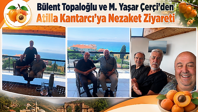 Bülent Topaloğlu ve M. Yaşar Çerçi'den Atilla Kantarcı'ya Nezaket Ziyareti