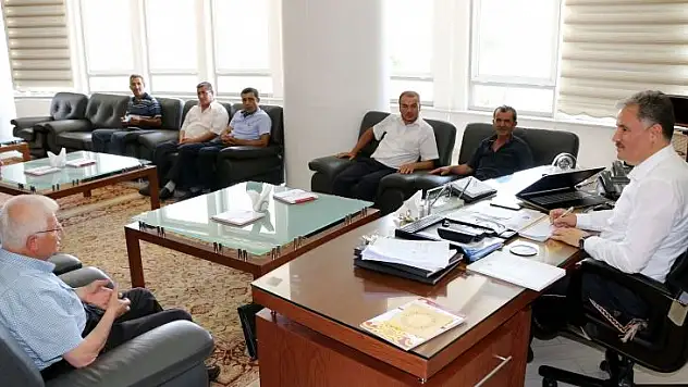 Başkan Çakır Hekimhanlı Muhtarları Dinledi