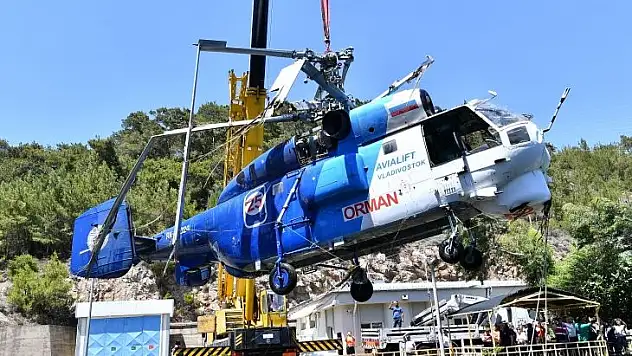 Düşen Helikopter Böyle çıkarıldı