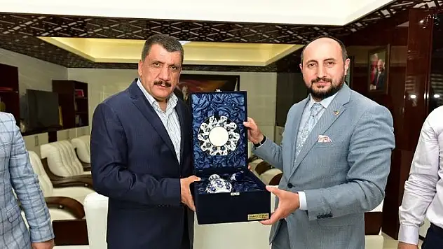 Mttb Başkanı Karayel, Başkan Gürkan'ı Ziyaret Etti