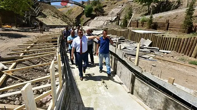 İspendere İçmelerinde Birinci Etap Çalışmalarda Sona Gelindi