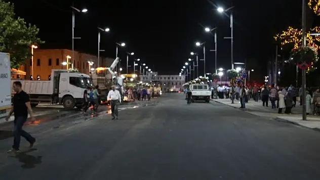 İstasyon Caddesi'nde Çalışmalar Yarın Sona Eriyor