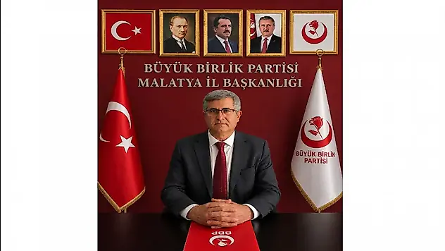 Büyük Birlik Partisi Malatya İl Başkanı Yüksel Duman'dan Kurban Bayramı Mesajı