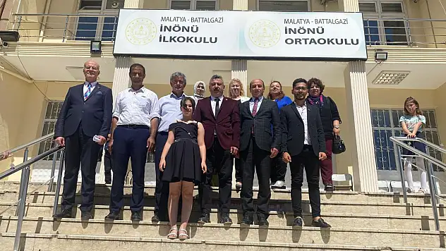 Büyük Türk Dünyası Federasyonu Çocuk Kolları Başkanlığı ilk programını Malatya İnönü İlkokulunda yaptı
