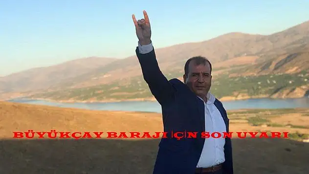 Büyükçay Barajı İçin Son Uyarı..!
