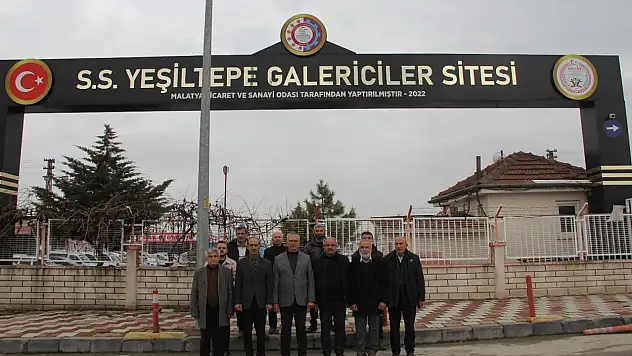 Büyükşehir Bağımsız Başkan Adayı Gezer, Galericiler Sitesi'ni Ziyaret Etti
