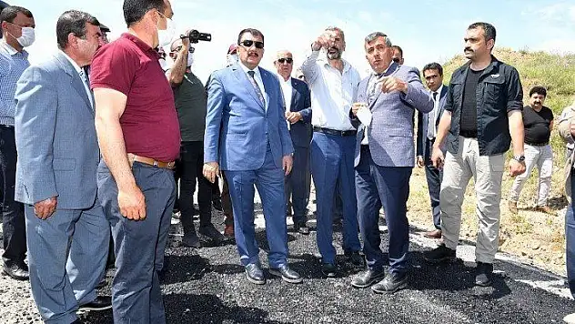 Büyükşehir Belediye Başkanı Selahattin Gürkan'dan Hekimhan ilçesine ziyaret