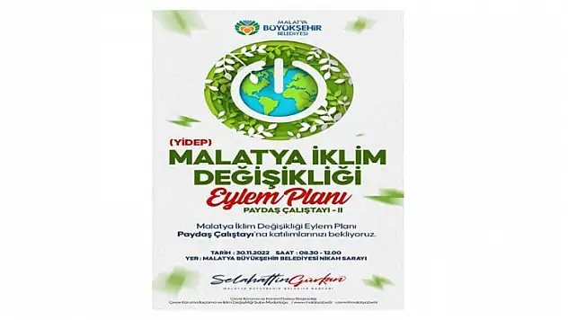 Büyükşehir Belediyesi İklim Değişikliği Eylem Planı 2. Paydaş Çalıştayı Düzenlenecek