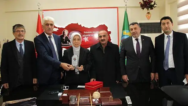 Çalık'tan Akçadağ Ziraat Odasına ziyaret