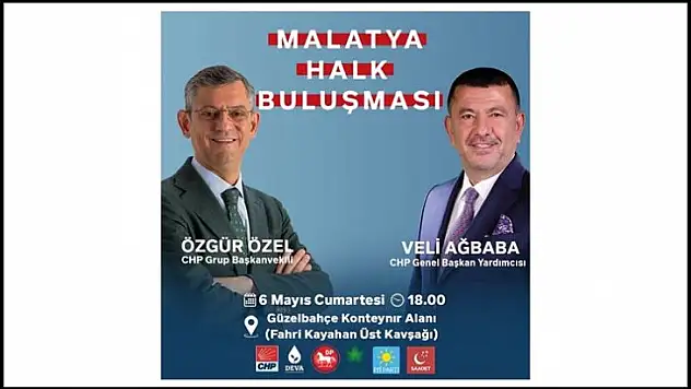 CHP Grup Başkanvekili Yarın Malatya'da