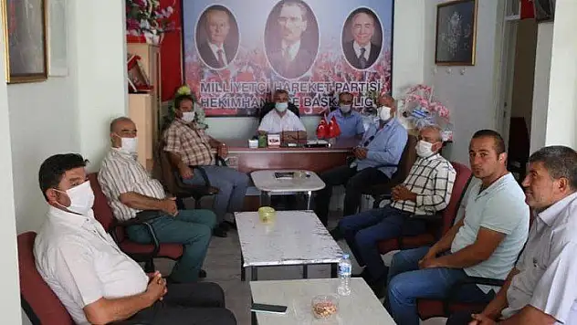 CHP Heyetinden MHP'ye hayırlı olsun ziyareti