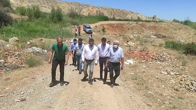 CHP'li Vekiller Doğanşehir Maden Ocağı Bölgesine Gittiler