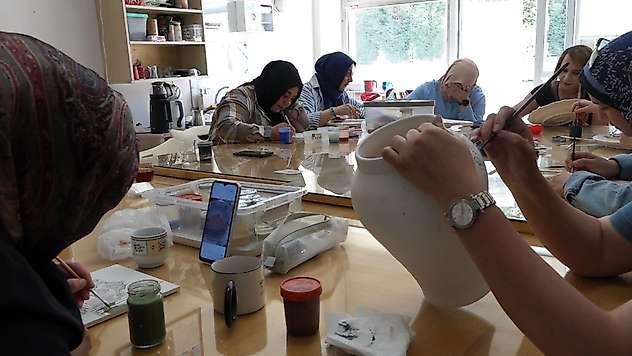 Çini Sanatı Mabesem'de Can Buluyor
