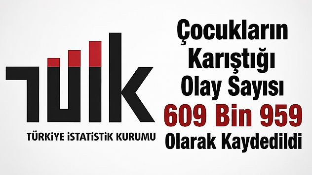 Çocukların Karıştığı Olay Sayısı 609 Bin 959 Olarak Kaydedildi