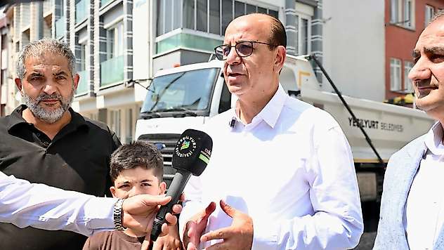 Çukurdere'de Verilen Sözler Tutuluyor: 1.250 Ton Sıcak Asfalt Seriliyor