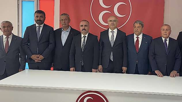 Cumhur İttifakı MHP İl Binasındaki Bayramlaşmada Buluştu