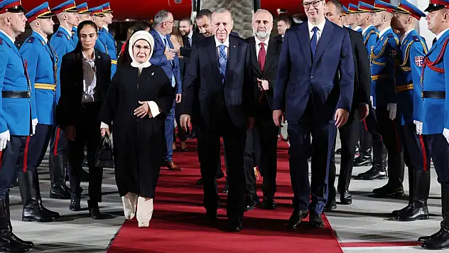Cumhurbaşkanı Erdoğan Sırbistan'da